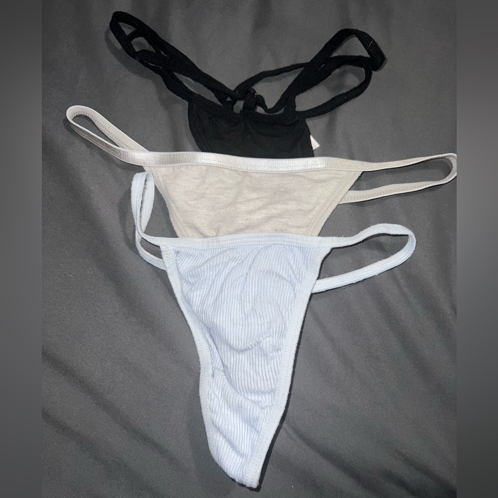 3 different styles and colored thongs
